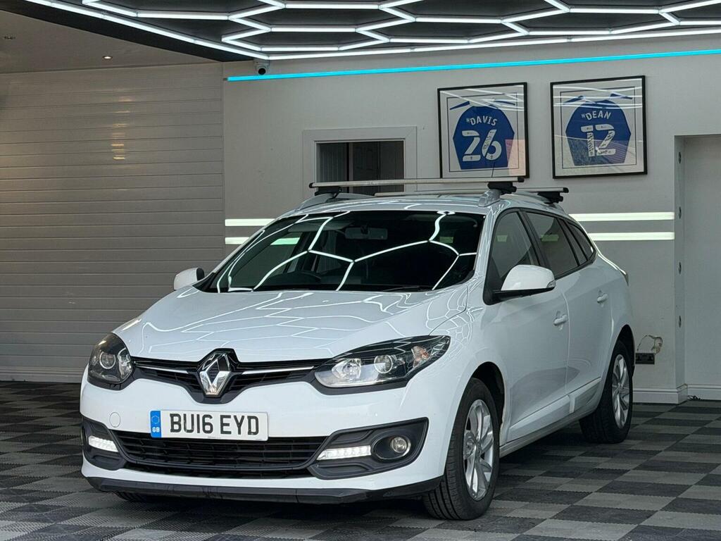 Renault Megane Estate 1.5 Dci Expression Sport Tourer Euro 6 S White #3