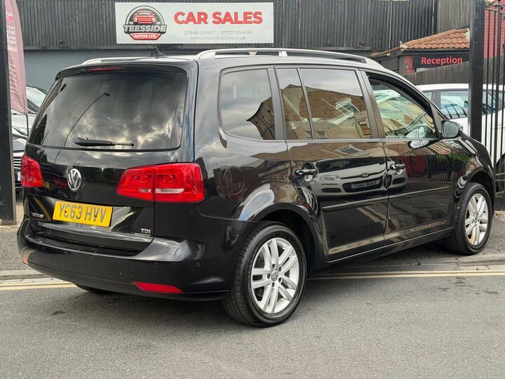 Volkswagen Touran 1.6 Tdi Se Euro 5 YC63HVV Black #5