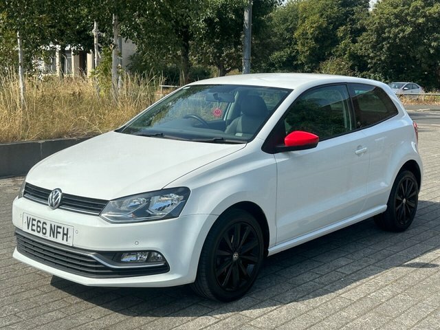 Volkswagen Polo Bluemotion Tech Beats Hatchback VE66NFH White #5