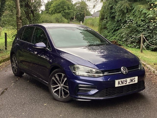 Volkswagen Golf Tdi R-line Hatchback KN19JMS Blue #2