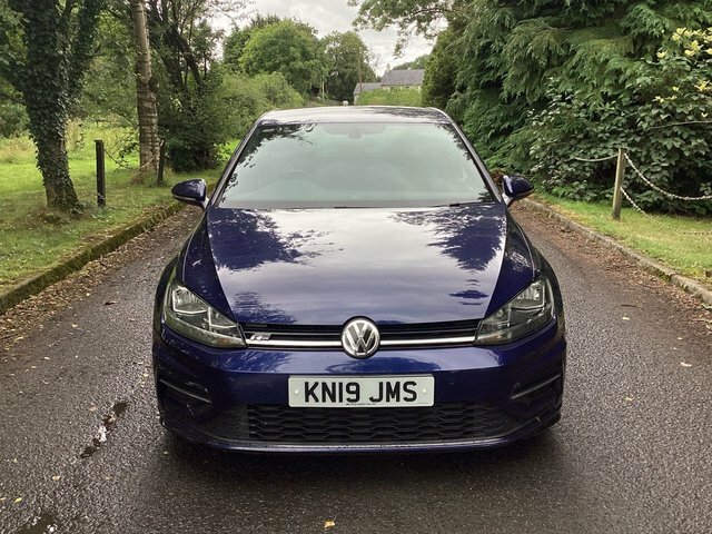 Volkswagen Golf Tdi R-line Hatchback KN19JMS Blue #5