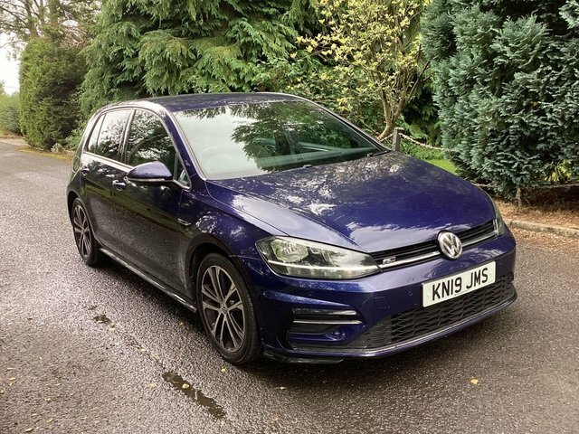 Volkswagen Golf Tdi R-line Hatchback KN19JMS Blue #6