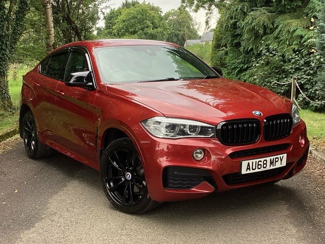 BMW X6 30D M Sport Suv AU68MPY Red #3