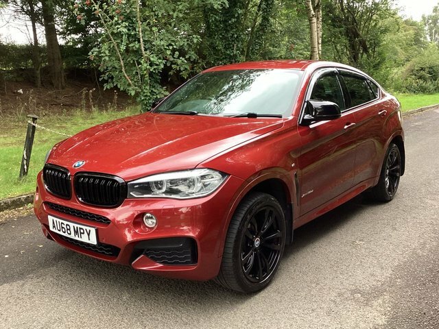 BMW X6 30D M Sport Suv AU68MPY Red #5