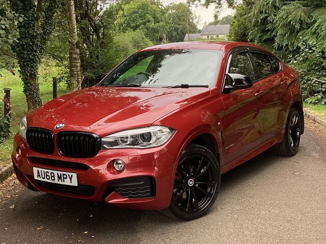 BMW X6 30D M Sport Suv Red