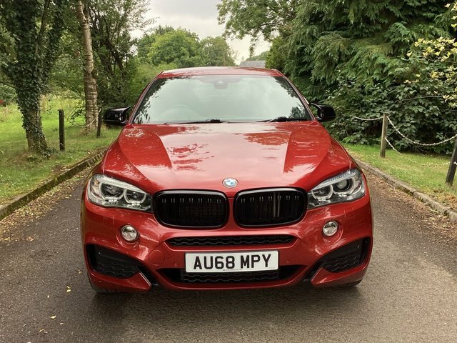 BMW X6 30D M Sport Suv AU68MPY Red #6