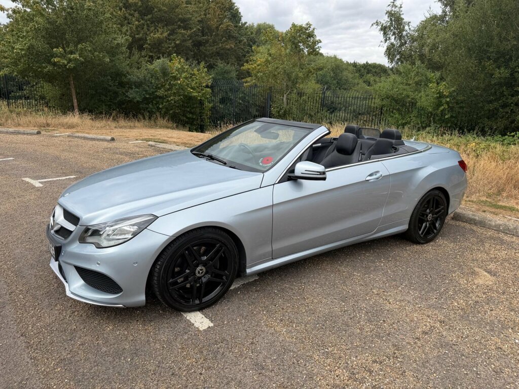 Mercedes-Benz E Class 3.0 E350d V6 Bluetec Amg Sport Cabriolet G-tronic Silver #3