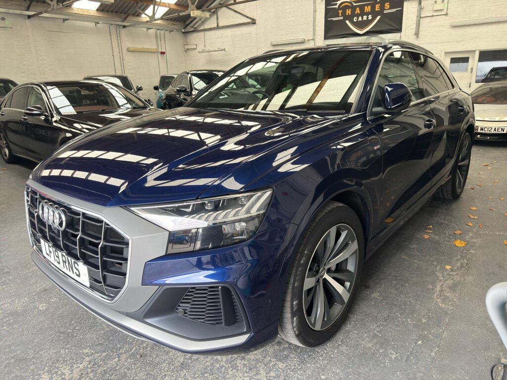 Audi Q8 3.0 Tdi V6 50 S Line Tiptronic Quattro Euro 6 Ss Blue #4