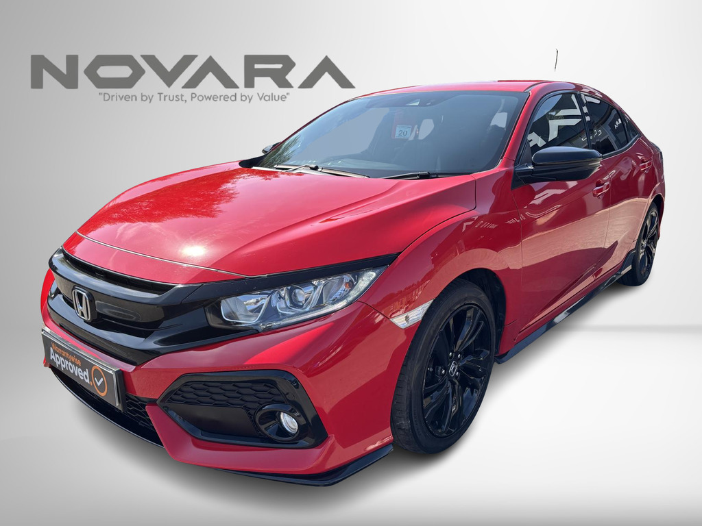 Honda Civic 1.0 Vtec Turbo Sport Line Hatchback Man Red