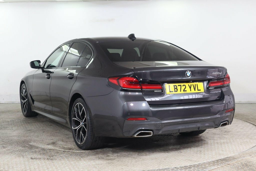 BMW 5 Series Saloon Grey #4