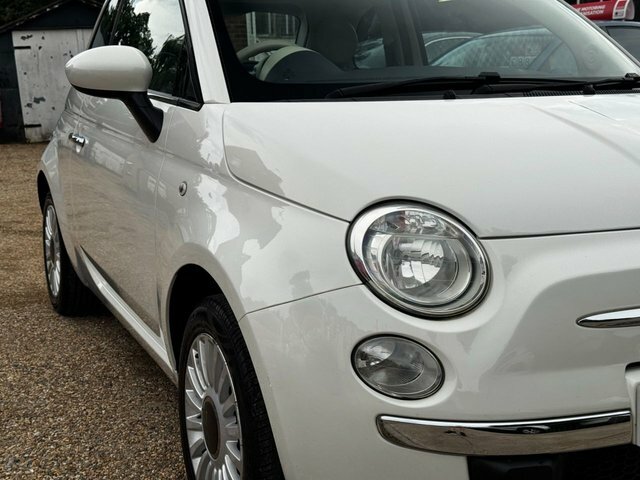 Fiat 500 Automatic White #12