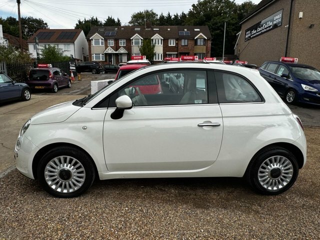 Fiat 500 Automatic White #10
