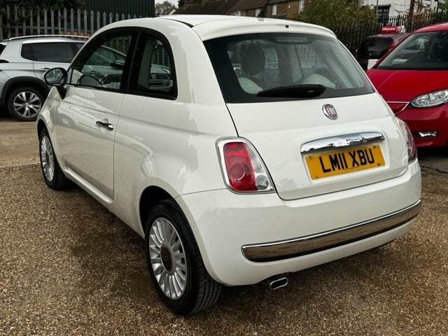 Fiat 500 Automatic White #9