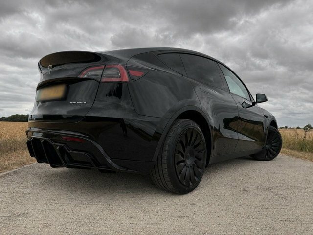 Tesla Model Y Dual Motor Long Range Suv 4Wde AJ73CRV Black #5