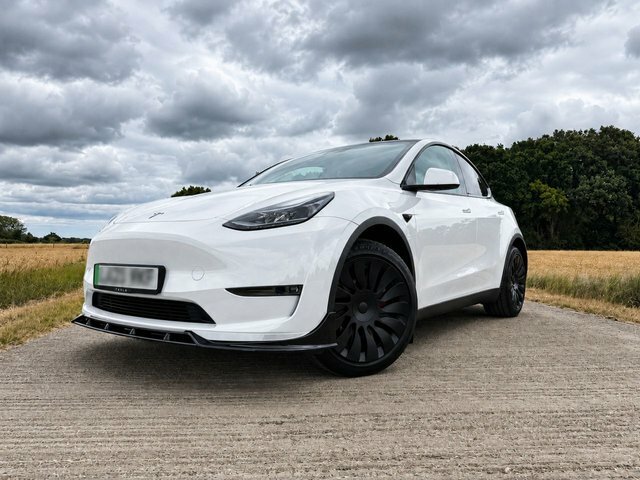 Tesla Model Y Dual Motor Long Range Suv 4Wde LG72WYX White #4