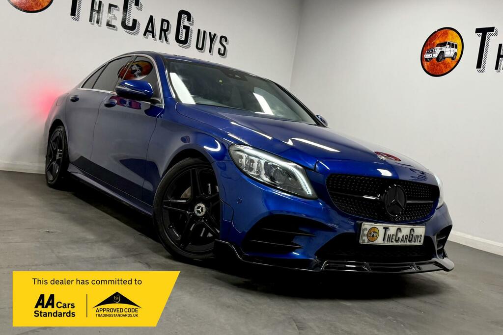 Mercedes-Benz C Class 1.5 C200 Mhev Eq Boost Amg Line Premium Saloon Blue