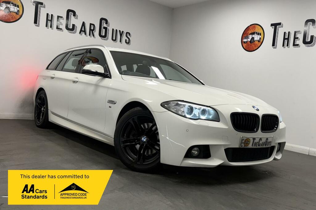 BMW 5 Series 2.0 520D M Sport Touring White