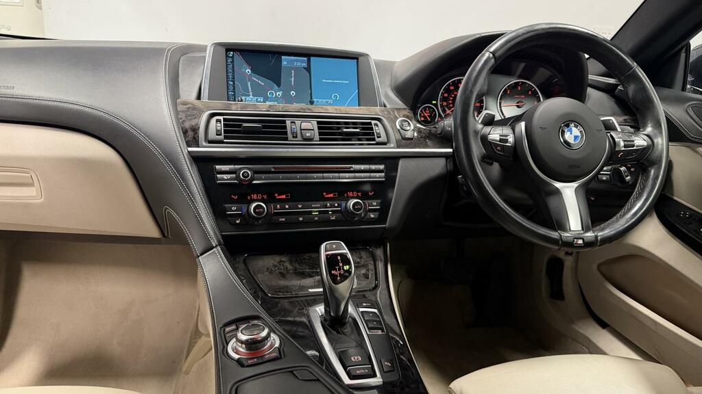 BMW 6 Series Gran Coupe 3.0 640D M Sport Saloon Black #2