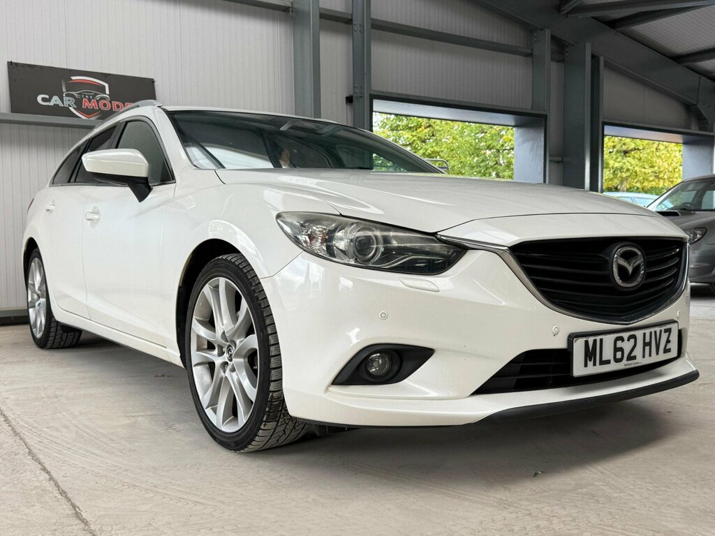 Mazda 6 2.0 Skyactiv-g Sport Nav Tourer Euro 5 Ss White #3