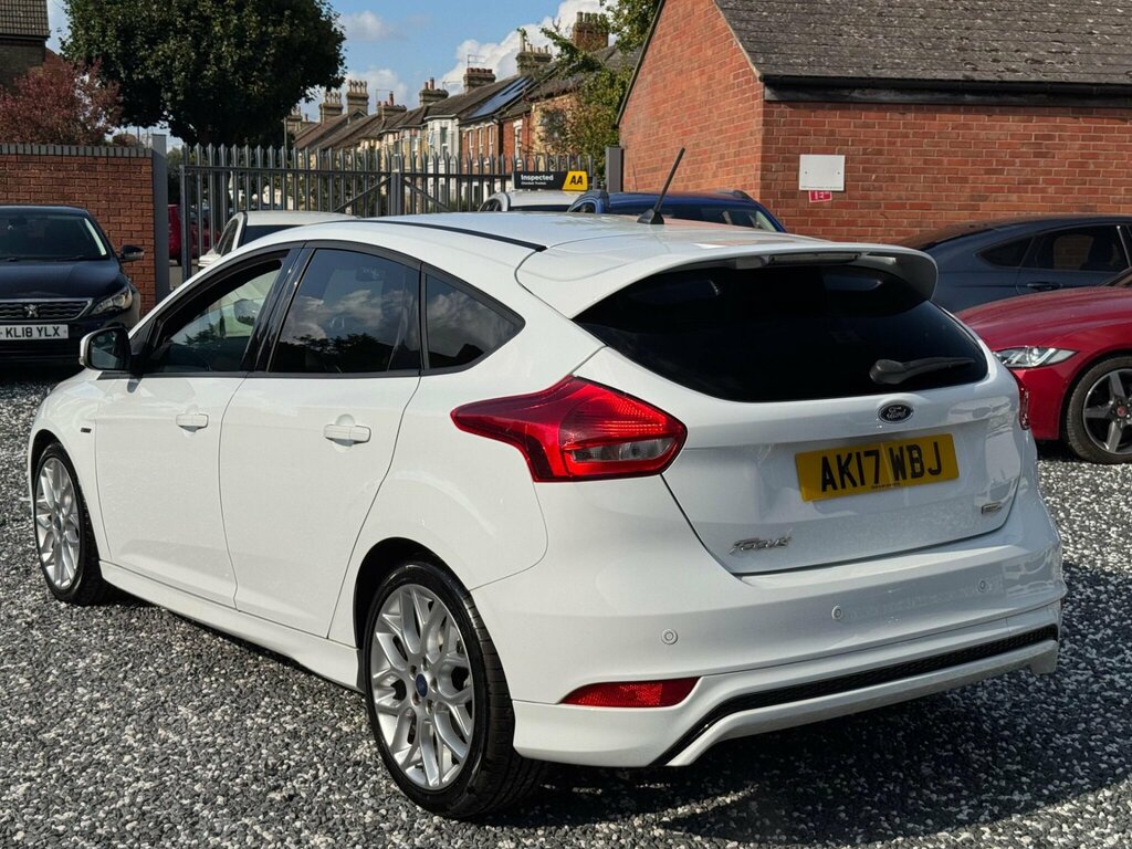 Ford Focus 1.0T Ecoboost St-line Euro 6 Ss White #4