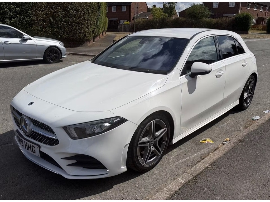 Mercedes-Benz A Class A200d Amg Line White