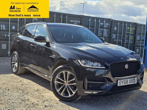 Jaguar F-Pace 2.0 D180 R-sport OY68XKO Black