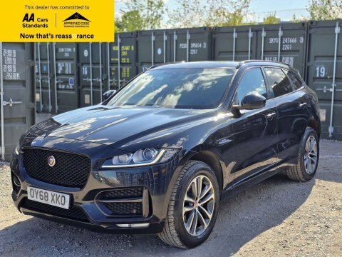 Jaguar F-Pace 2.0 D180 R-sport OY68XKO Black #3