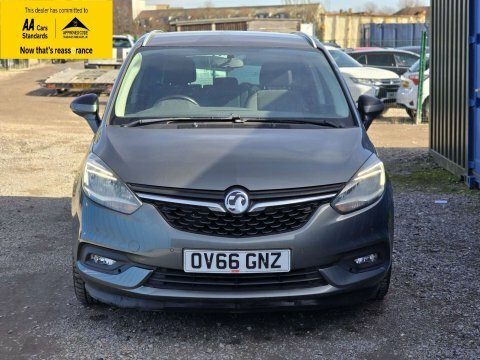 Vauxhall Zafira 1.4I Turbo Sri OV66GNZ Grey #2