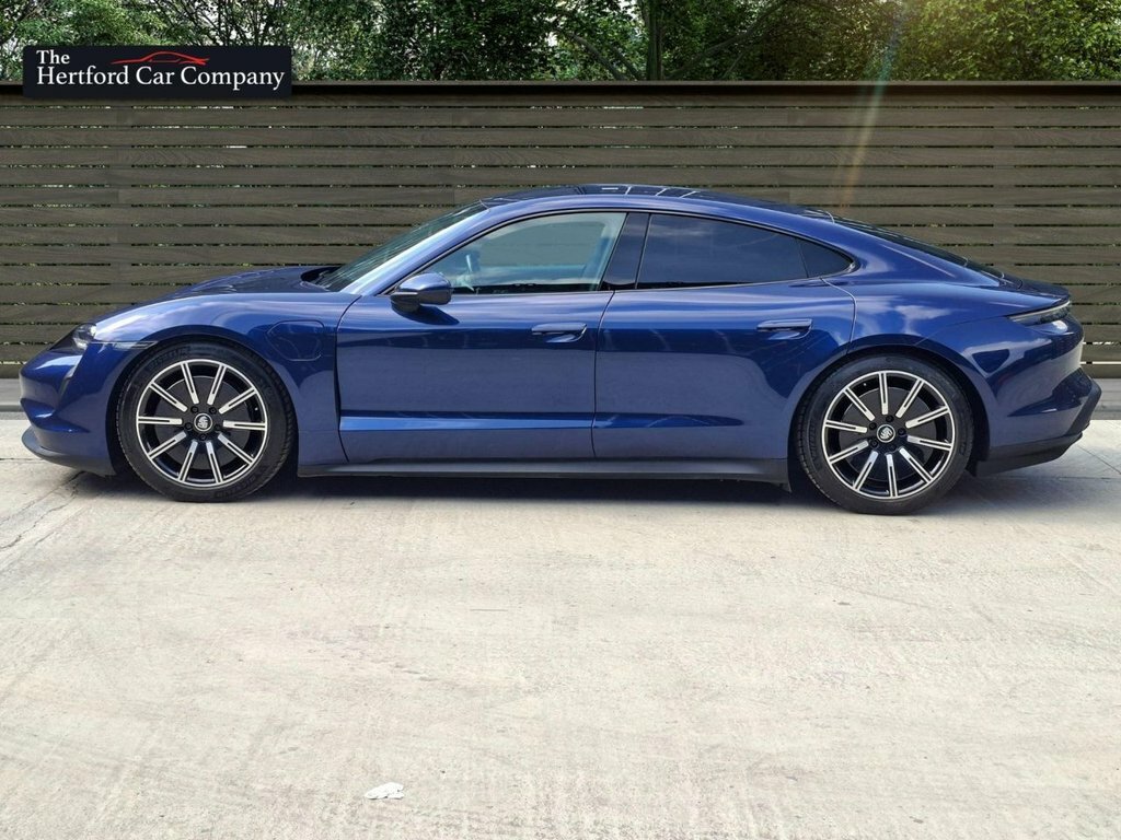 Porsche Taycan Saloon AE22TGK Blue #4