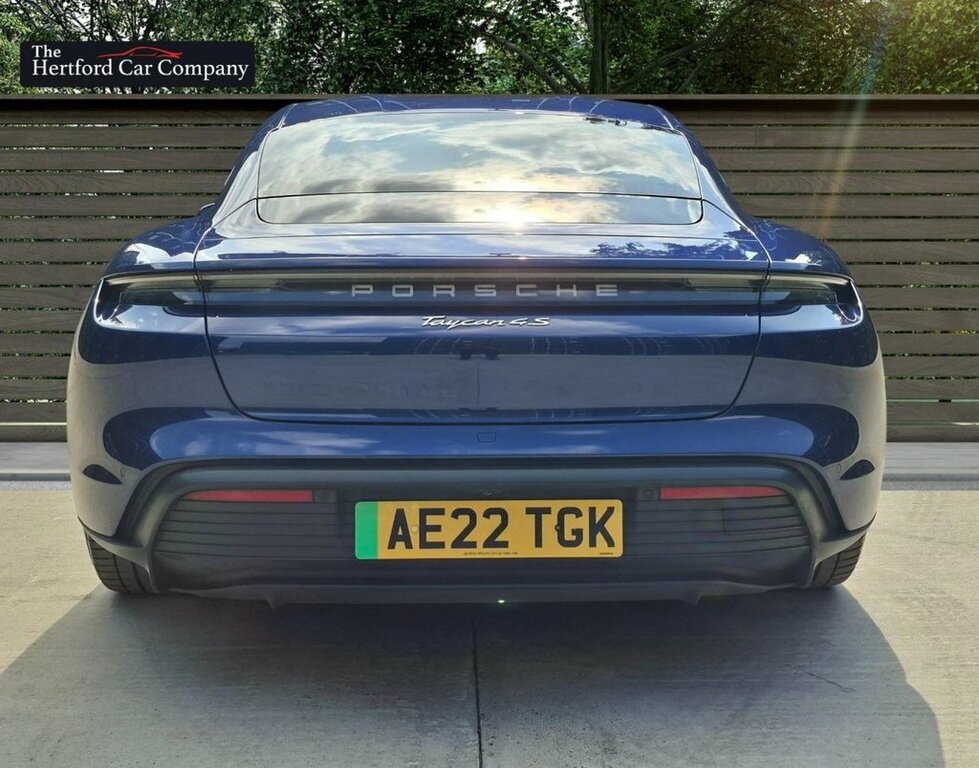 Porsche Taycan Saloon AE22TGK Blue #6