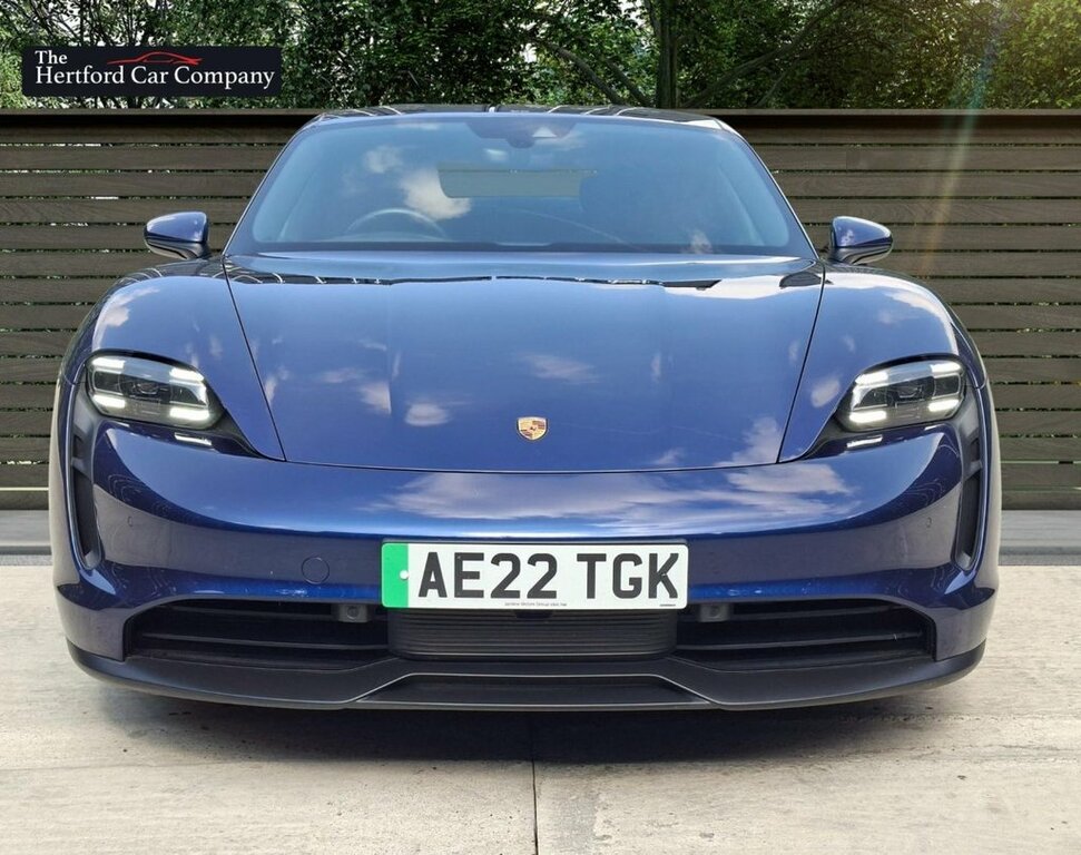 Porsche Taycan Saloon AE22TGK Blue #2
