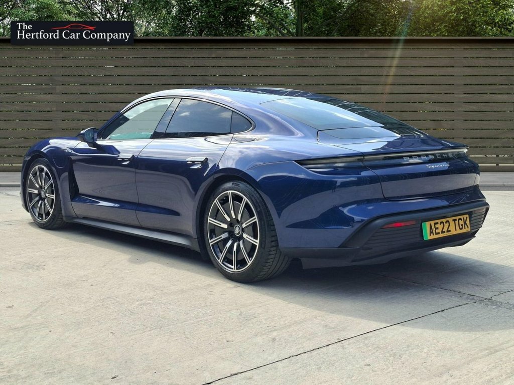 Porsche Taycan Saloon AE22TGK Blue #5