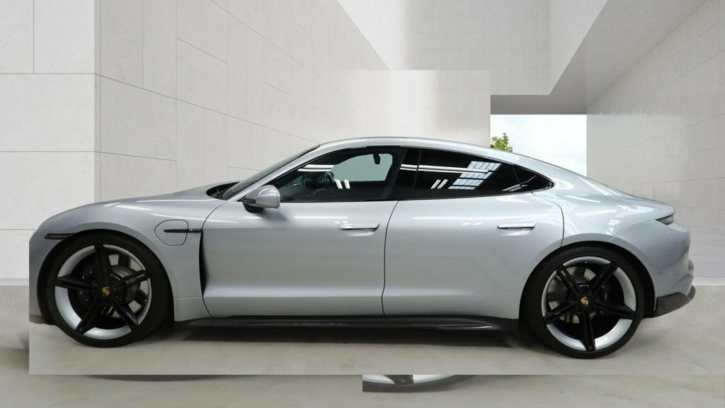 Porsche Taycan Saloon Silver #6