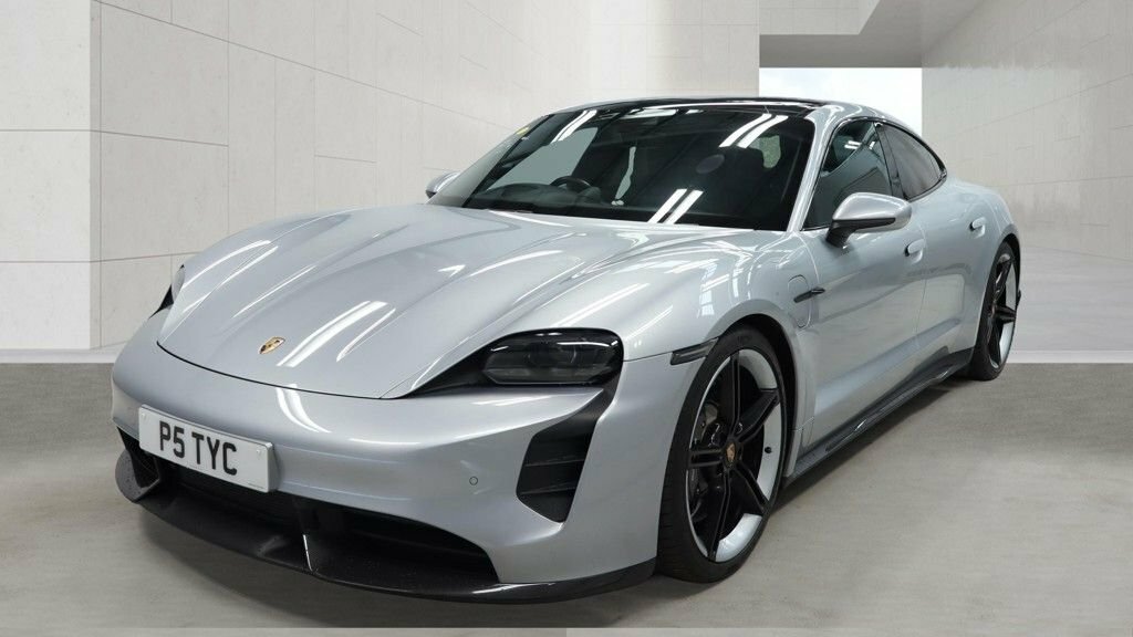Porsche Taycan Saloon Silver #2