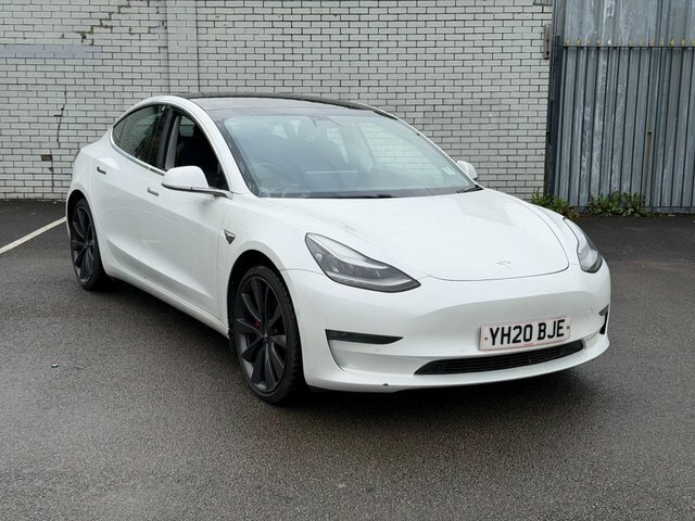 Tesla Model 3 2020 Dual Motor Performance 4Wde Perfo YH20BJE White
