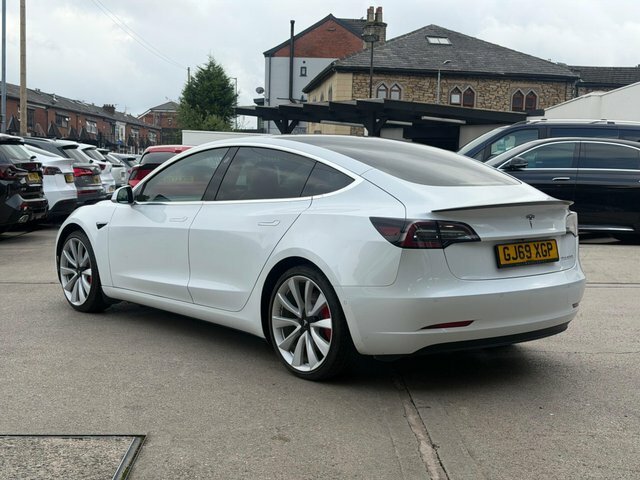Tesla Model 3 2019 Dual Motor Performance 4Wde Perfo GJ69XGP White #3
