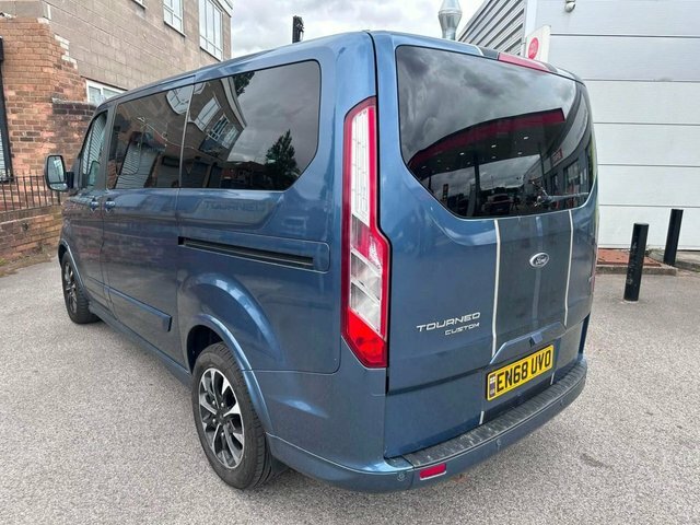 Ford Tourneo Custom 2.0 310 Ecoblue Sport Minibus Double Cab Diese Blue #6