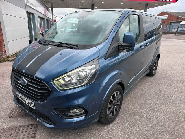 Ford Tourneo Custom 2.0 310 Ecoblue Sport Minibus Double Cab Diese Blue #2