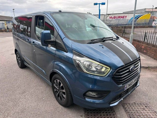 Ford Tourneo Custom 2.0 310 Ecoblue Sport Minibus Double Cab Diese Blue