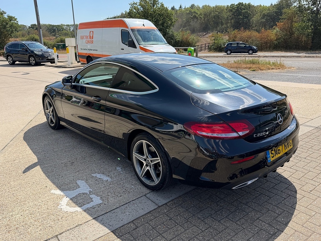 Mercedes-Benz C Class 2.1 C220d Amg Line Coupe G-tronic Euro Black #6