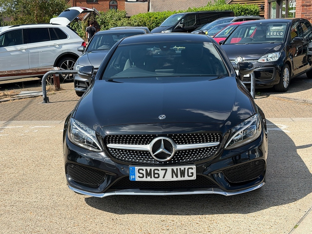 Mercedes-Benz C Class 2.1 C220d Amg Line Coupe G-tronic Euro Black #2