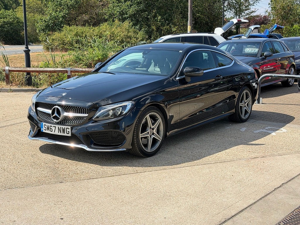 Mercedes-Benz C Class 2.1 C220d Amg Line Coupe G-tronic Euro Black