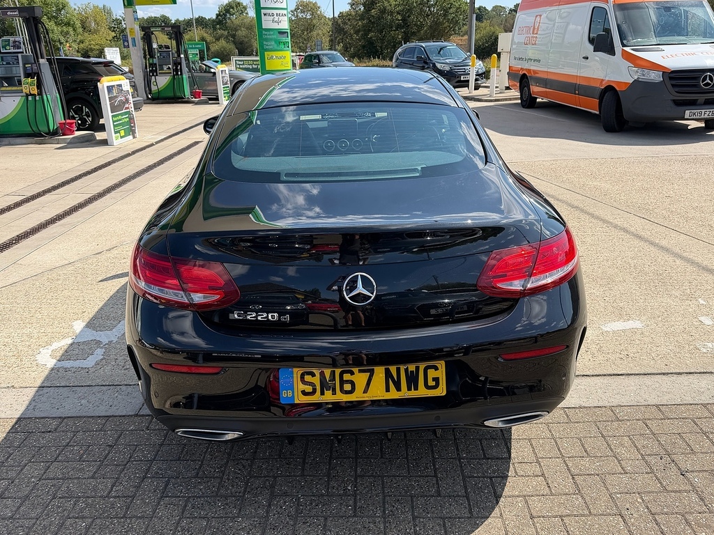 Mercedes-Benz C Class 2.1 C220d Amg Line Coupe G-tronic Euro Black #5
