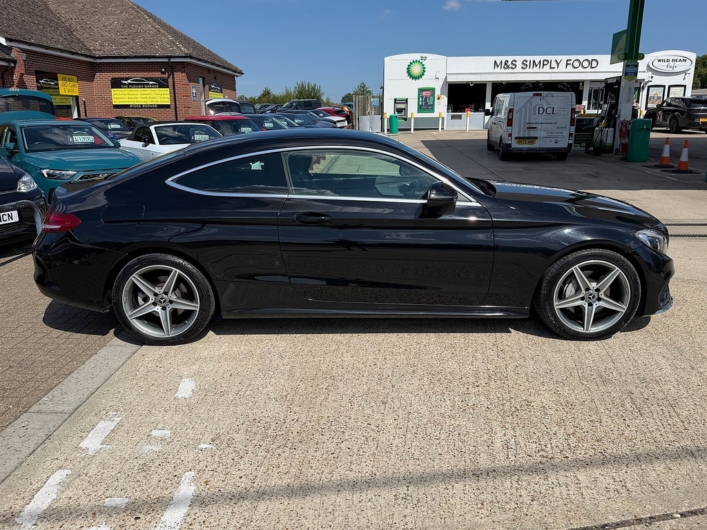 Mercedes-Benz C Class 2.1 C220d Amg Line Coupe G-tronic Euro Black #3