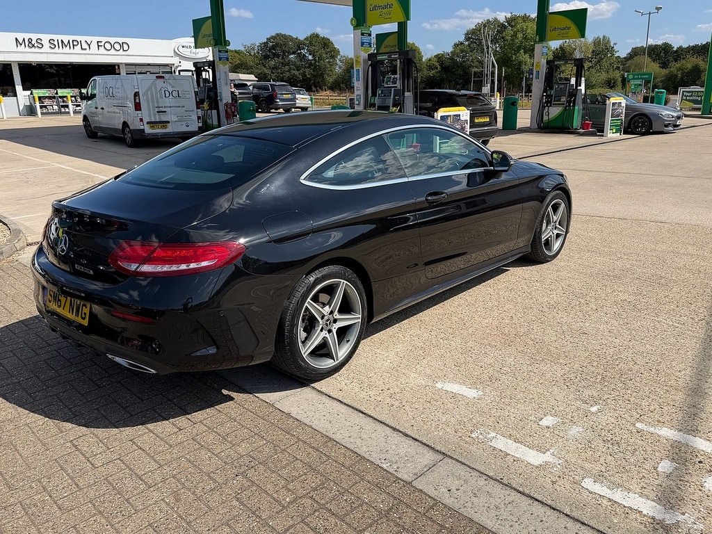 Mercedes-Benz C Class 2.1 C220d Amg Line Coupe G-tronic Euro Black #4