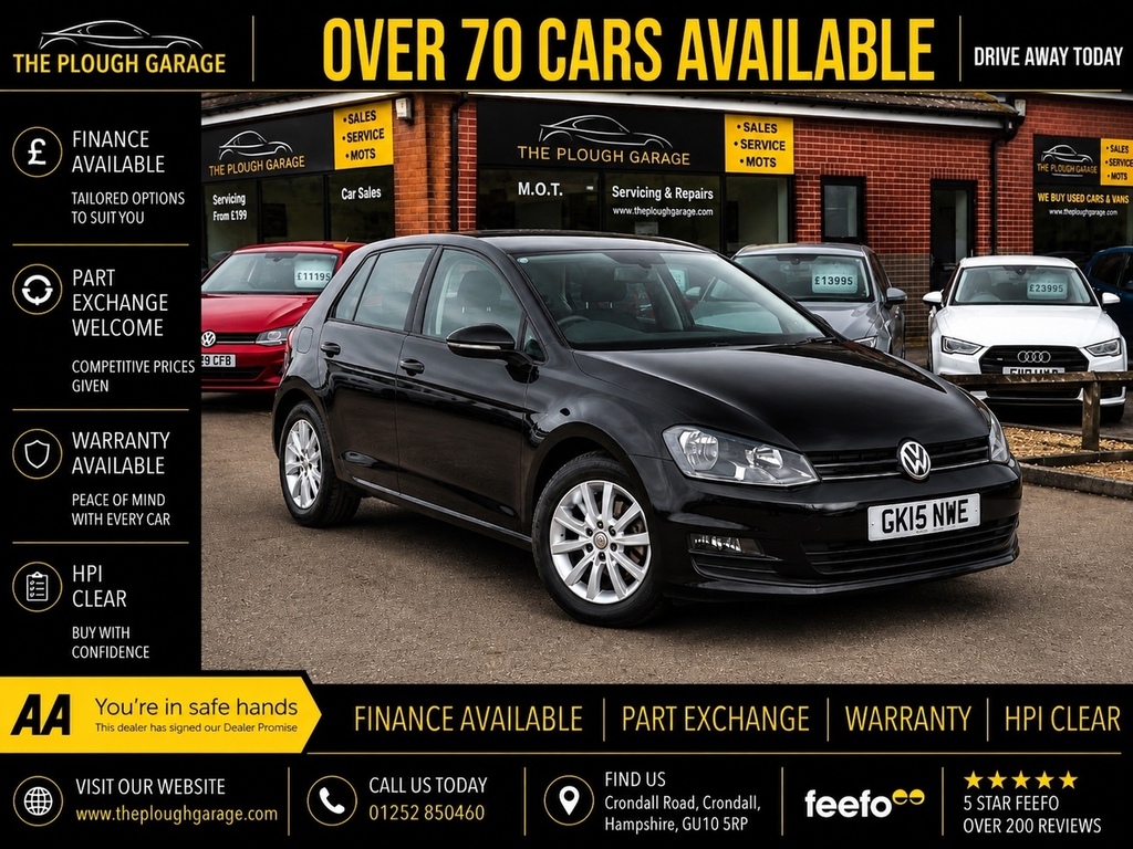 Volkswagen Golf 1.4 Tsi Bluemotion Tech Match Hatchback Black