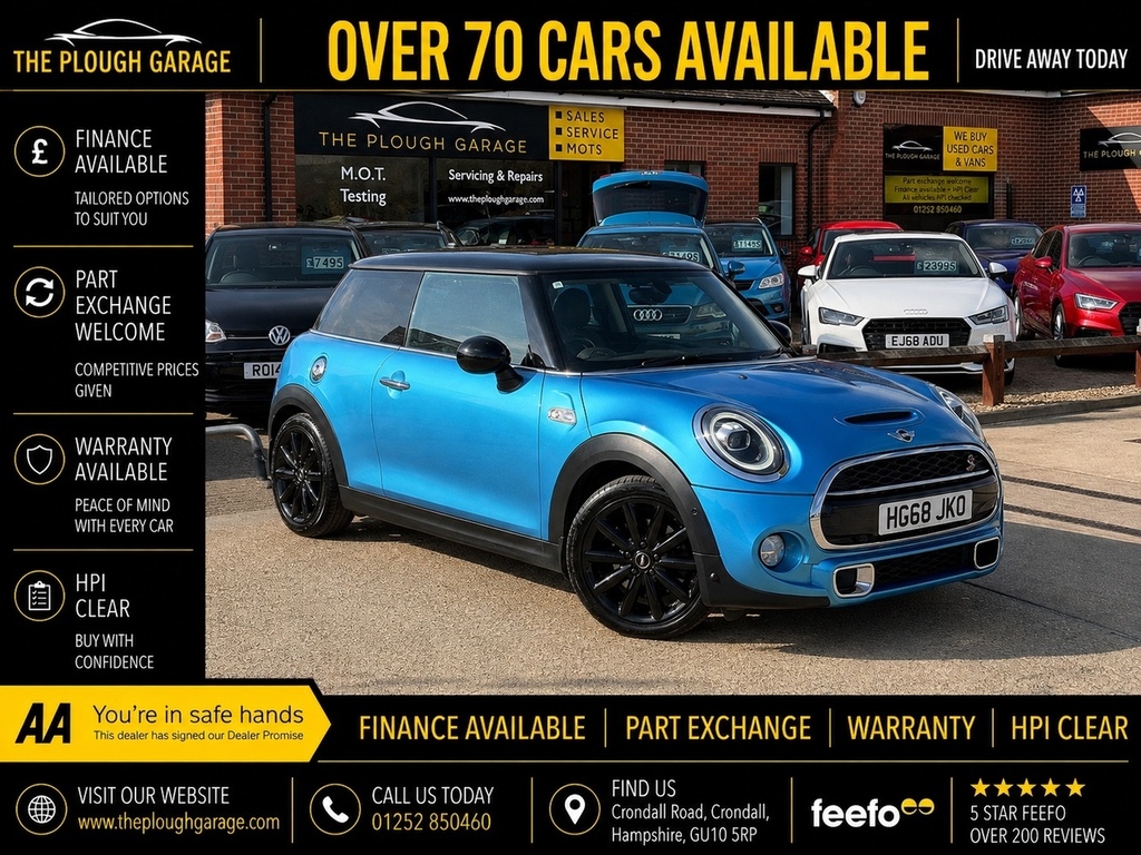 Mini Hatch Hatch Cooper S Exclusive Hatchback 1 HG68JKO Blue