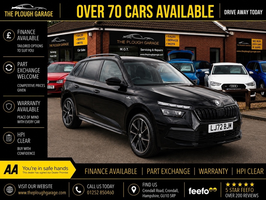 Skoda Kamiq 1.0 Tsi Monte Carlo Suv Dsg Euro 6 Ss Black