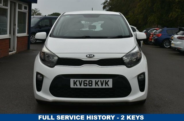 Kia Picanto 2 Hatchback KV68KVK White #2