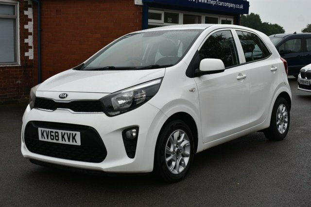 Kia Picanto 2 Hatchback KV68KVK White #3